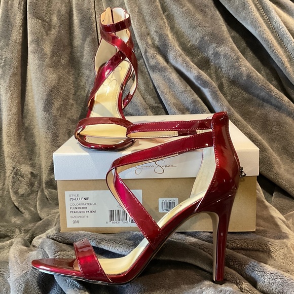 Jessica Simpson 9m Red - Picture 1 of 3